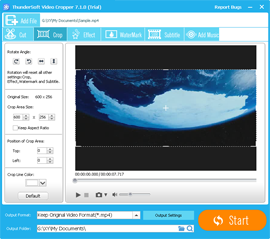 ThunderSoft Video Editor Screenshot-right-side